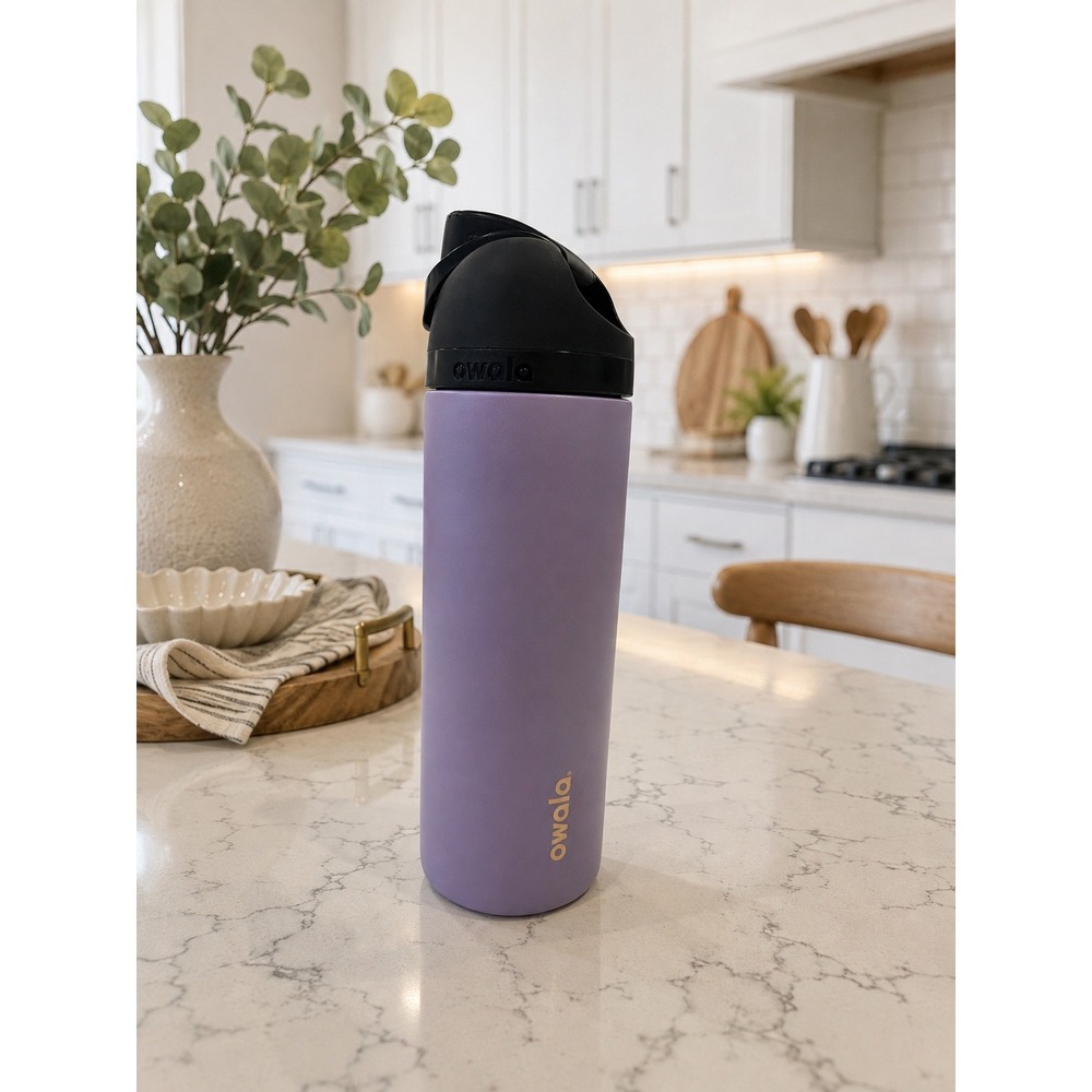 Owala FreeSip Insulated Stainless Steel Water Bottle Lavender Purple 24oz